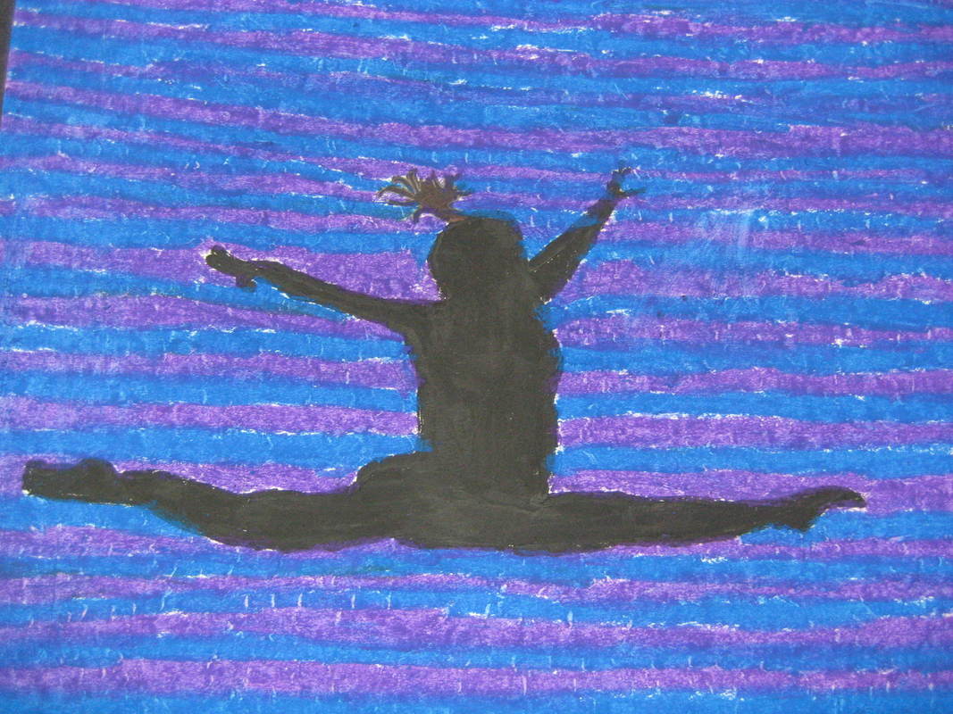 Oil Pastel Silhouette - Mrs. Crosby-Boerma's 7th Grade Art Class